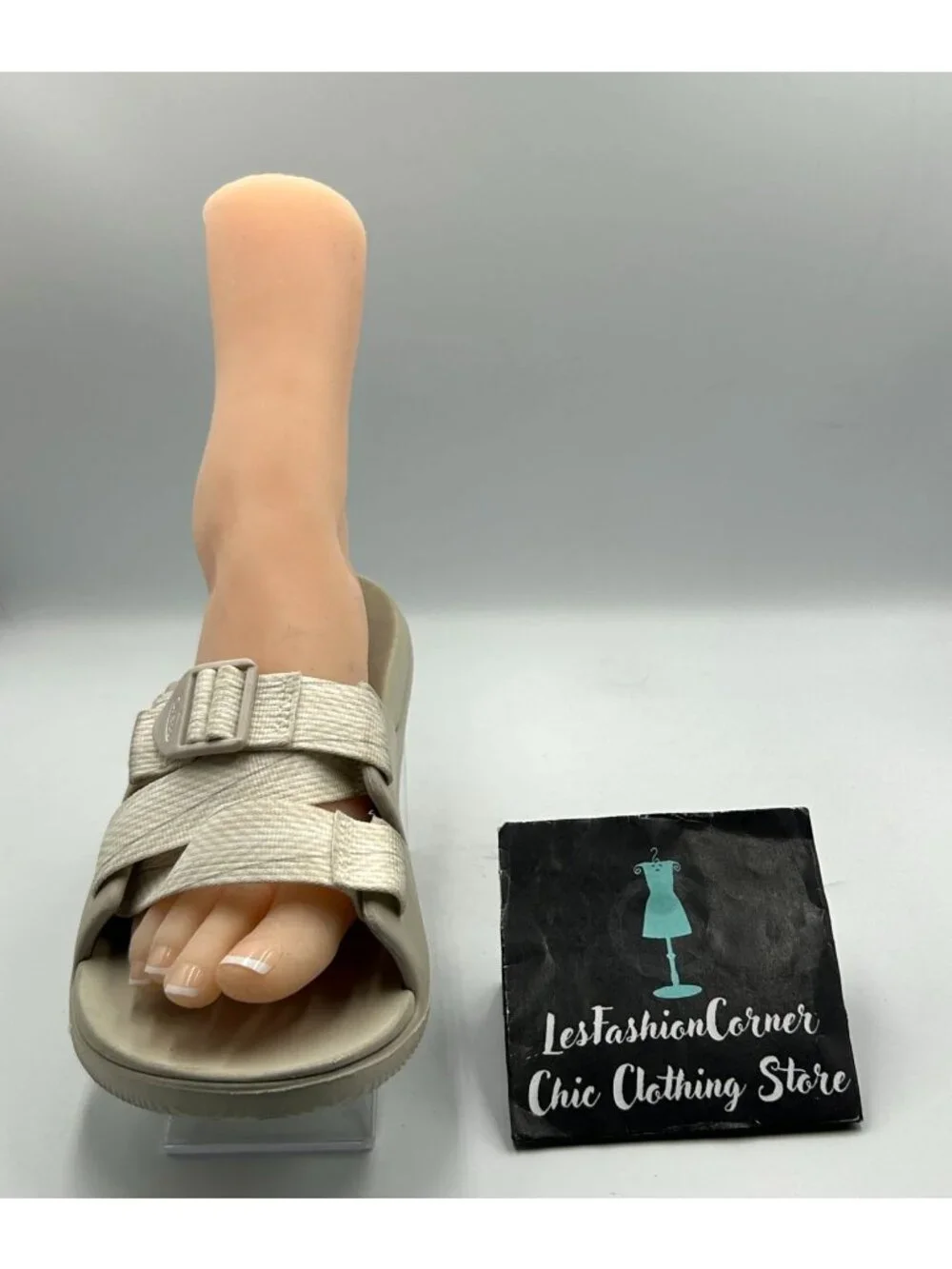 Chaco Women's Beige Chillos Slide Adjustable Straps Size 9 3360 - Picture 16 of 16